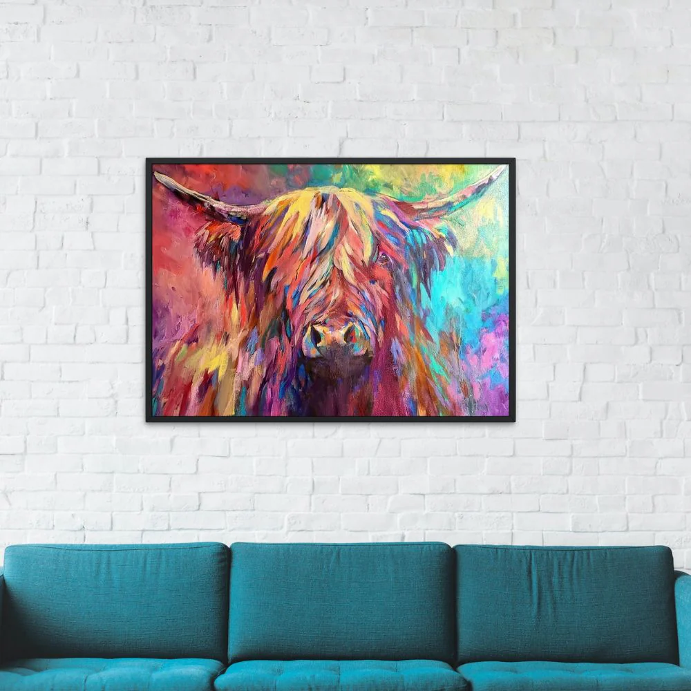 Peinture vache moderne RUMI'ART – Image 3